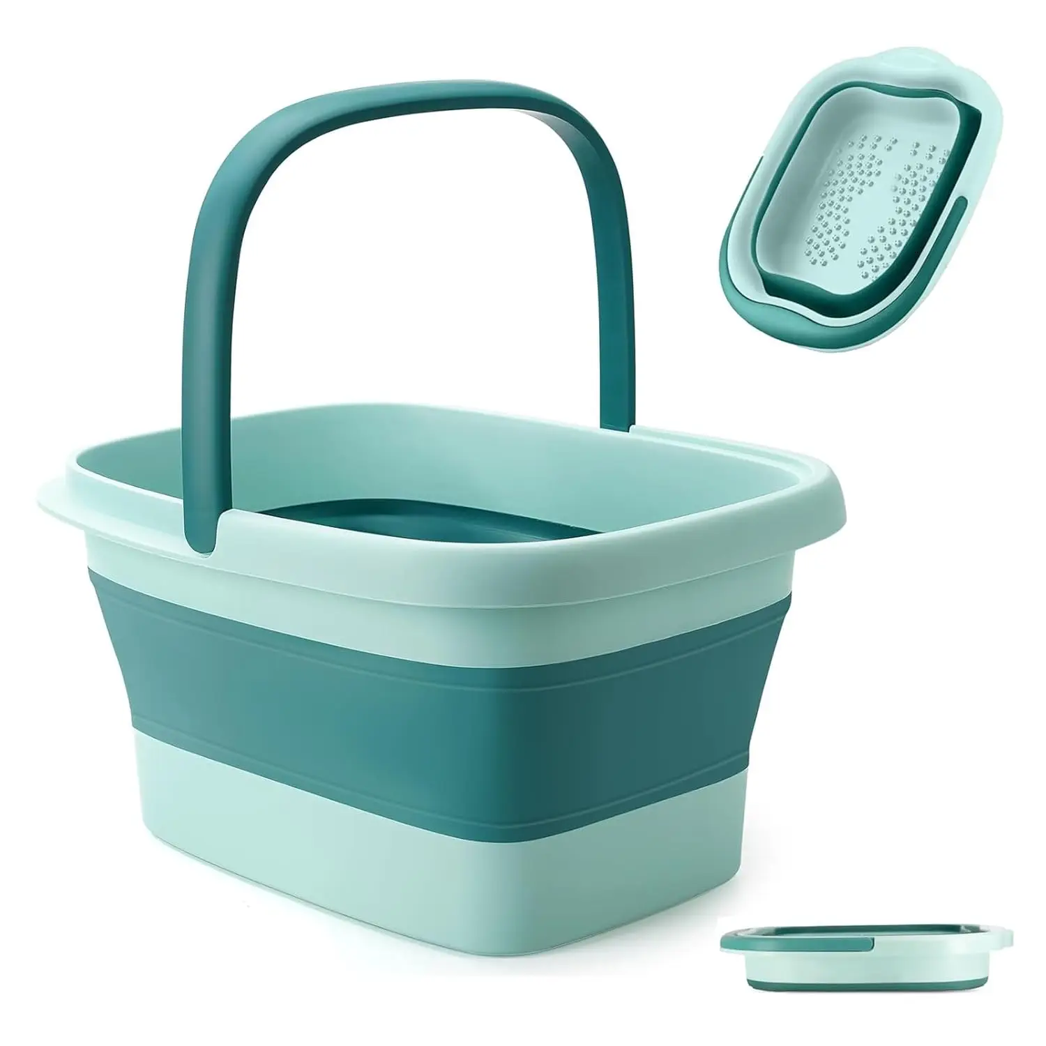 Foldable Foot Spa Basin with Massage Bumps, Large Plastic Soaking Tub for Pain Relief, Pedicure, Home Spa, Easy Storage (Green)
Foldable Foot Spa Basin with Massage Bumps, Large Plastic Soaking Tub for Pain Relief, Pedicure, Home Spa, Easy Storage (Green)
