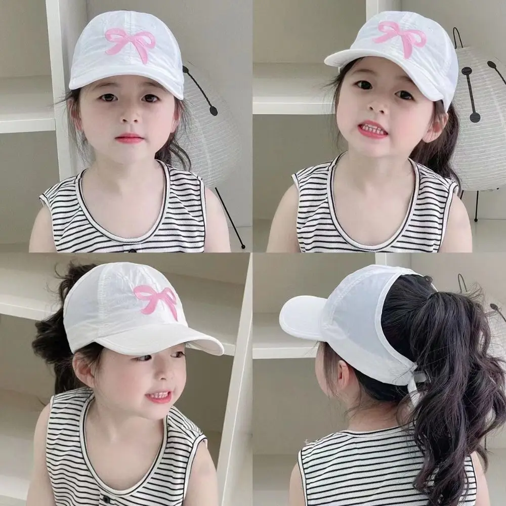 Fashion Embroidery Bow Children's Baseball Cap Breathable Quick Drying Peaked Cap Casual Anti-UV Sun Hat Outdoor
Fashion Embroidery Bow Children's Baseball Cap Breathable Quick Drying Peaked Cap Casual Anti-UV Sun Hat Outdoor