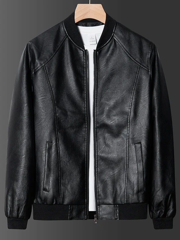 American Style Motorcycle Jacket Men's PU Leather Coat Baseball Collar Handsome Casual Leather Vest Autumn Spring New Model
American Style Motorcycle Jacket Men's PU Leather Coat Baseball Collar Handsome Casual Leather Vest Autumn Spring New Model