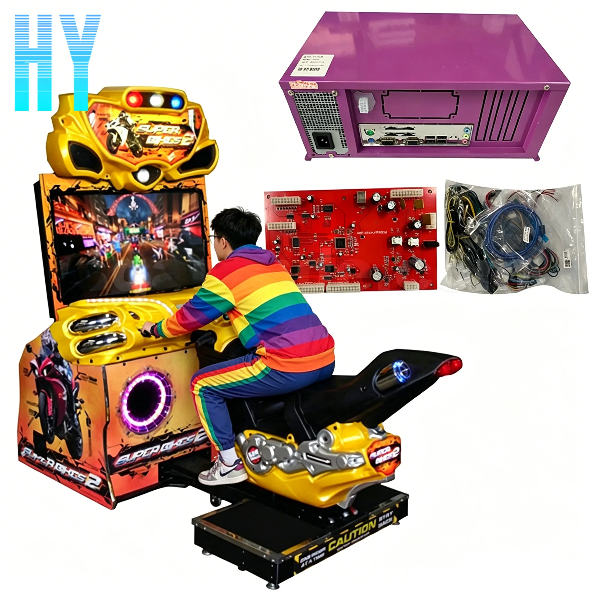 F&F Arcade Fast DIY Full Kit - Motorcycle Racing Driving Game Board Set for Arcade Simulator Machine
F&F Arcade Fast DIY Full Kit - Motorcycle Racing Driving Game Board Set for Arcade Simulator Machine