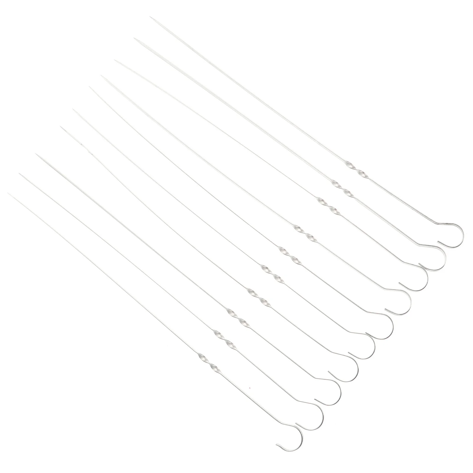 10Pcs Bbq Skewer Stainless Steel Set Reusable Non-Slip Ring Skewers for Grilling Kebabs Barbecue Cooking Utensils
10Pcs Bbq Skewer Stainless Steel Set Reusable Non-Slip Ring Skewers for Grilling Kebabs Barbecue Cooking Utensils