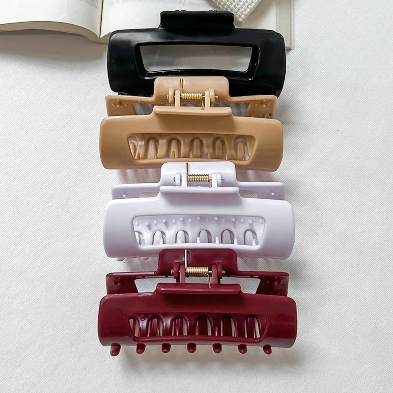 Корейские большие однотонные заколки для волос, элегантные заколки для волос, заколки в виде краба для женщин и девочек, квадратные головные уборы, аксессуары для волос, ювелирные изделия 
Корейские большие однотонные заколки для волос, элегантные заколки для волос, заколки в виде краба для женщин и девочек, квадратные головные уборы, аксессуары для волос, ювелирные изделия