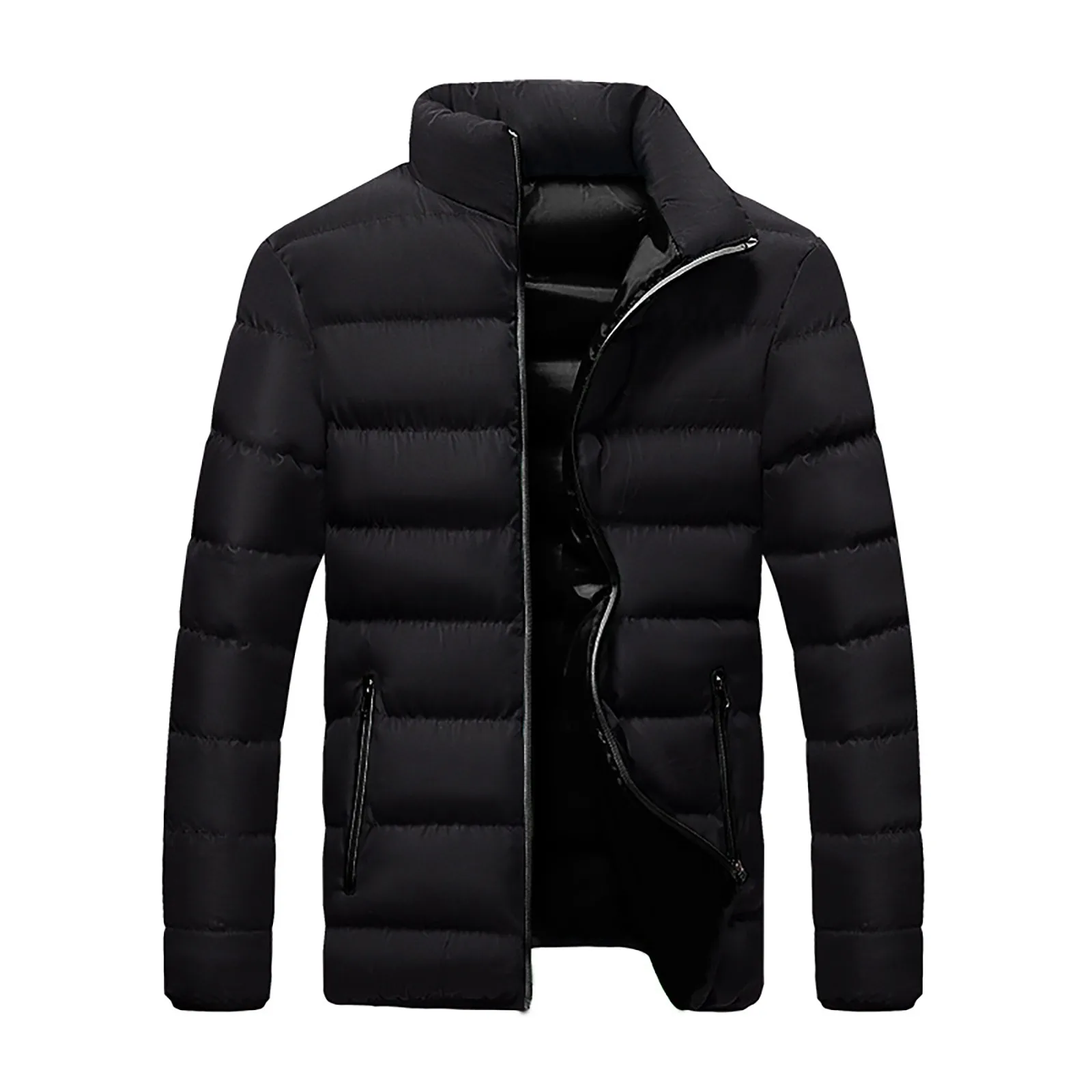 Mens Utility Jacket Fleece Jacket Mens Men's Fall And Winter Solid Color Zipper With Double Side Pocket Thickened Warm Coat
Mens Utility Jacket Fleece Jacket Mens Men's Fall And Winter Solid Color Zipper With Double Side Pocket Thickened Warm Coat