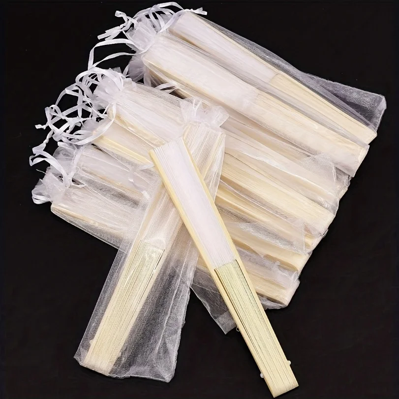24 Plain White Paper Fans Measuring 8 Inches for Weddings Bamboo Folding Fans for DIY Creative Blank Printing Advertising Gifts.
24 Plain White Paper Fans Measuring 8 Inches for Weddings Bamboo Folding Fans for DIY Creative Blank Printing Advertising Gifts.