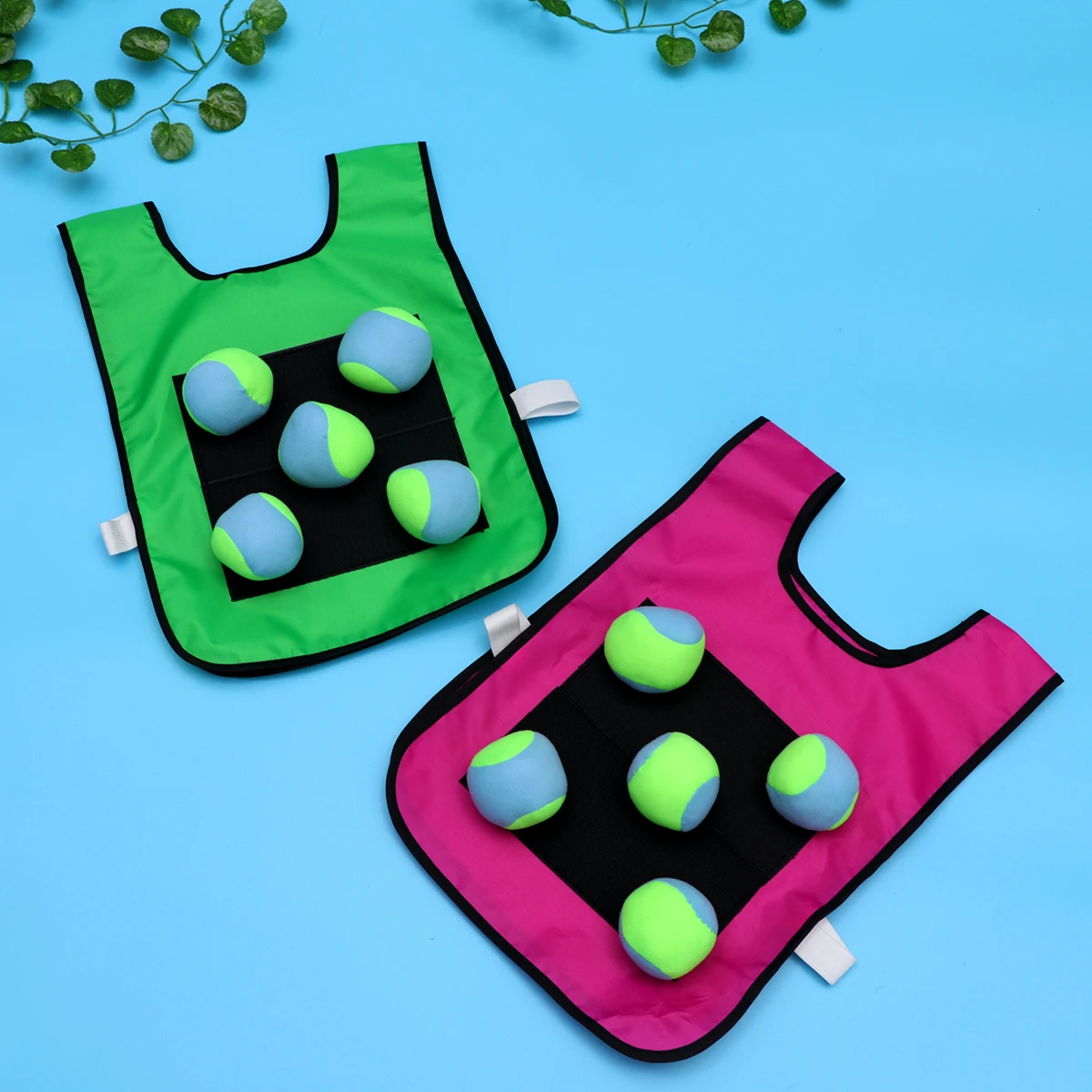 Sticky Ball Vest 10 Soft Balls Premium Quality Self Stick Kids Toddler Group Toys Motor Skills Social 
Sticky Ball Vest 10 Soft Balls Premium Quality Self Stick Kids Toddler Group Toys Motor Skills Social
