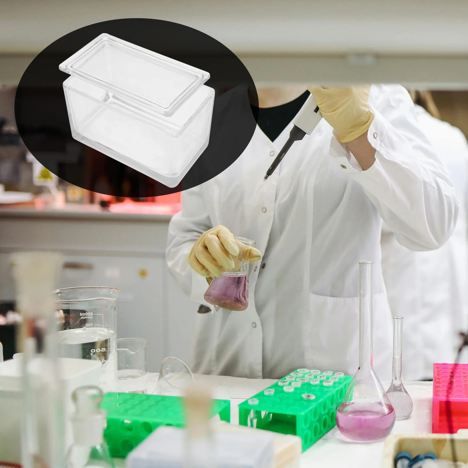 Dyeing Vat Decanter Stopper Cell Counting Slide Glass Concave Plate Microscope Accessories Round
Dyeing Vat Decanter Stopper Cell Counting Slide Glass Concave Plate Microscope Accessories Round