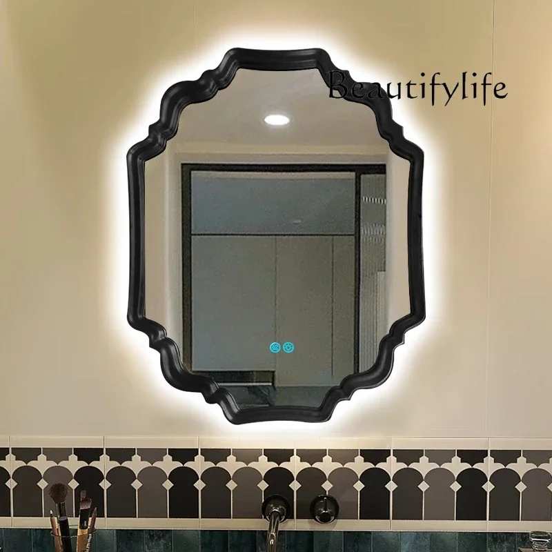 X40 Entrance Special-shaped Smart Bathroom Mirror French Retro Bathroom Mirror American Light Luxury Vanity Mirror Wall Wall
X40 Entrance Special-shaped Smart Bathroom Mirror French Retro Bathroom Mirror American Light Luxury Vanity Mirror Wall Wall