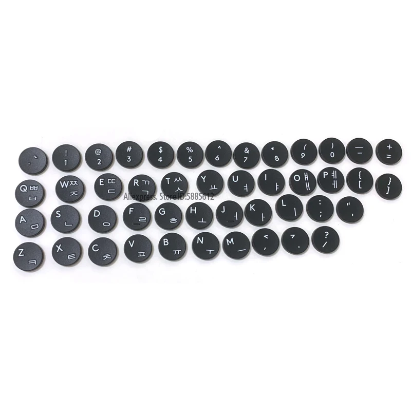 46pcs Korean Replacement Keycap Key cap &Scissor Clip&Hinge For Logitech K780 Keyboard Black
46pcs Korean Replacement Keycap Key cap &Scissor Clip&Hinge For Logitech K780 Keyboard Black