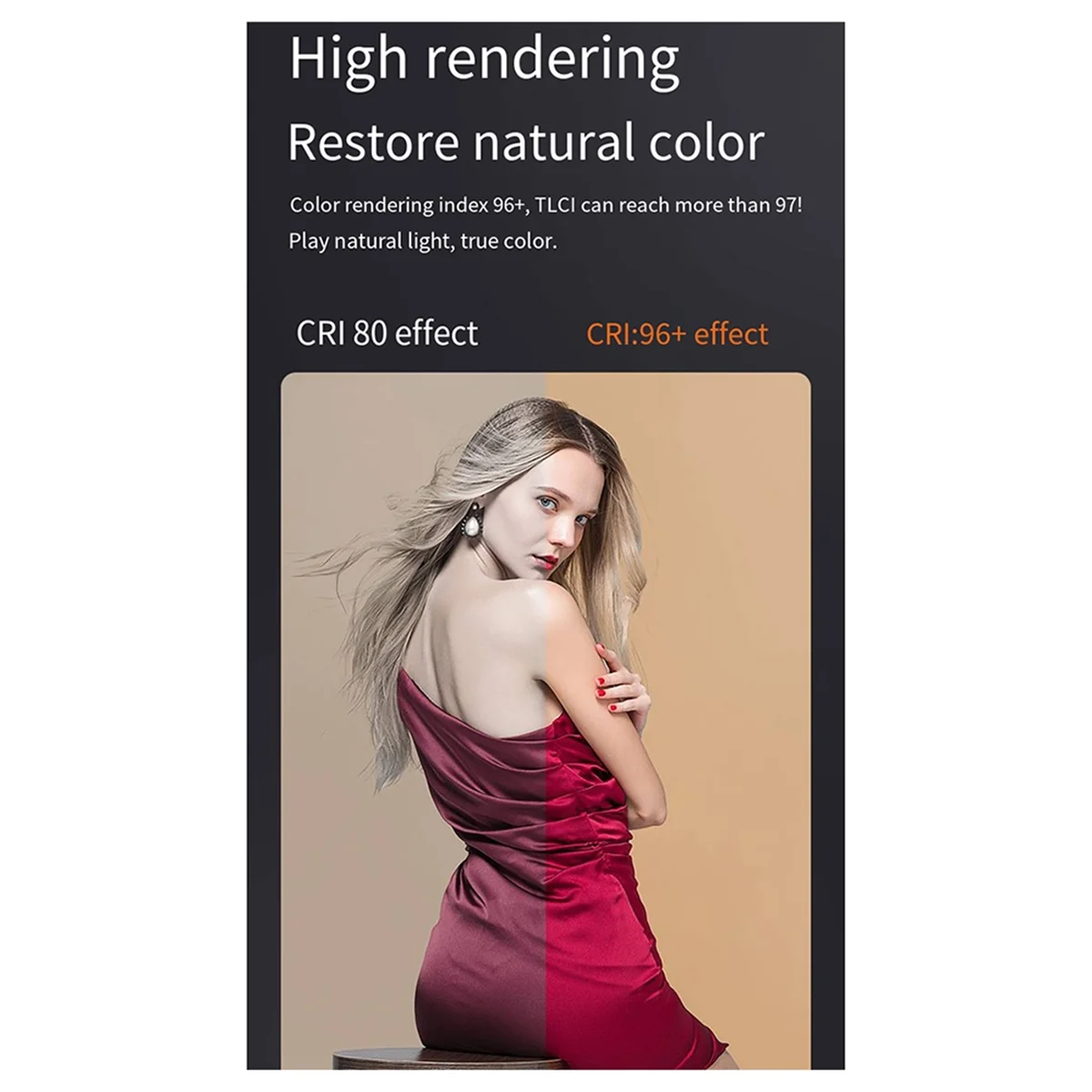 M20K 80W COB Video Dimmable Light 2500-6500K Photographic LED Light for Photo Studio Film Camera Livstreaming EU-Plug 
M20K 80W COB Video Dimmable Light 2500-6500K Photographic LED Light for Photo Studio Film Camera Livstreaming EU-Plug