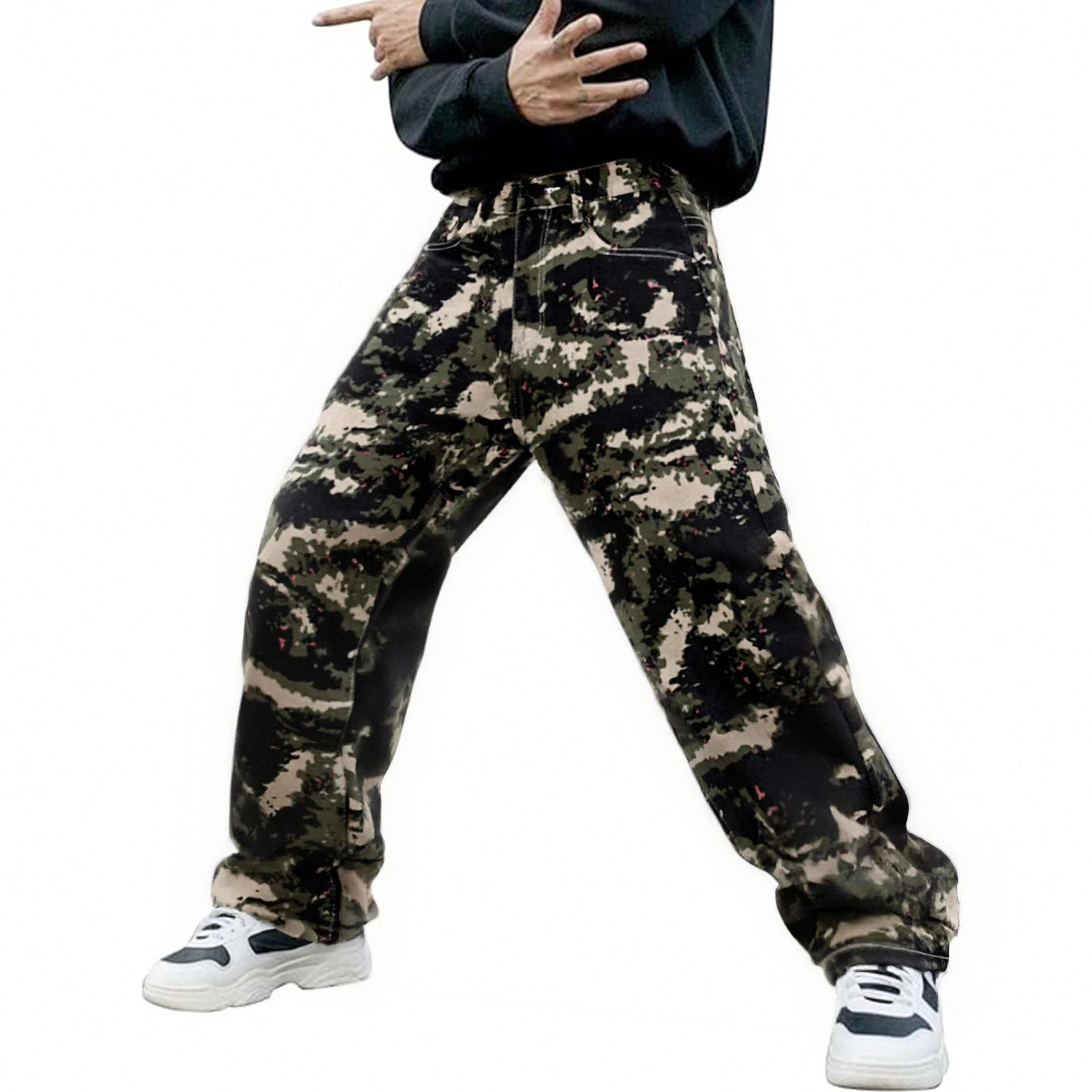 Men's Jeans Straight Wide Leg Loose Denim Jeans Men American Casual Fashion Hip Hop Streetwear Man Pants
Men's Jeans Straight Wide Leg Loose Denim Jeans Men American Casual Fashion Hip Hop Streetwear Man Pants