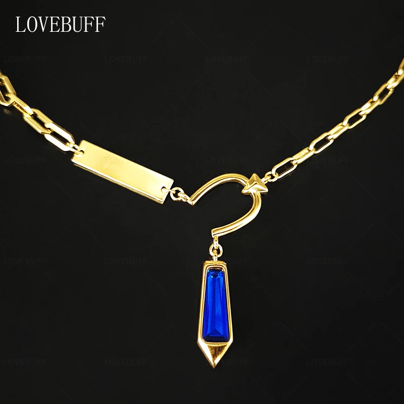 Anime Love and Deepspace Rafayel Cosplay Gold-platedbrass Necklace Ornament Accessories Collarbone Chain Xmas Birthday Gift
Anime Love and Deepspace Rafayel Cosplay Gold-platedbrass Necklace Ornament Accessories Collarbone Chain Xmas Birthday Gift