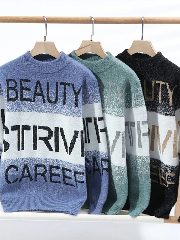 Men's round Ne Knitwear Long Sve Embroidered Casual Faionable Inner Wear Thermal Top for Autumn Winter Teens Students
Men's round Ne Knitwear Long Sve Embroidered Casual Faionable Inner Wear Thermal Top for Autumn Winter Teens Students