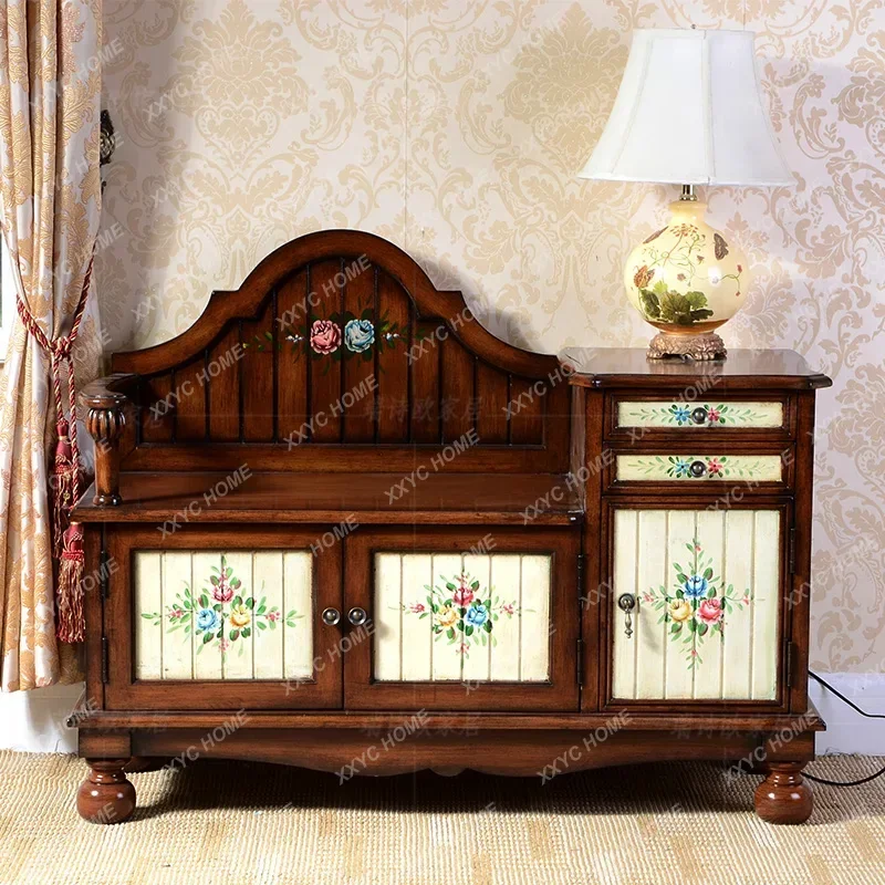 DV Style Painted Furniture Hallway Shoe Changing Bench Telephone Table Storage Bench Shoe Cabinet
DV Style Painted Furniture Hallway Shoe Changing Bench Telephone Table Storage Bench Shoe Cabinet