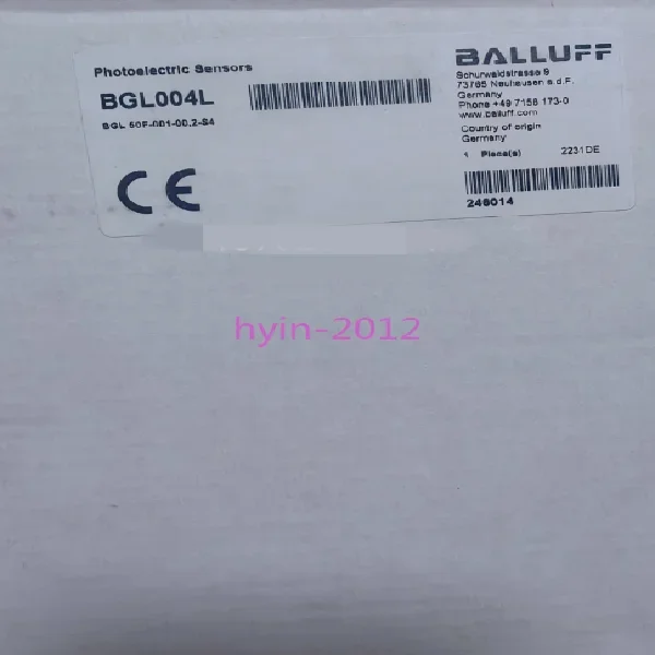 2026 Bgl004l Bgl50f-001-00 2-s Sensor Brand New Original Spot Plc
2026 Bgl004l Bgl50f-001-00 2-s Sensor Brand New Original Spot Plc