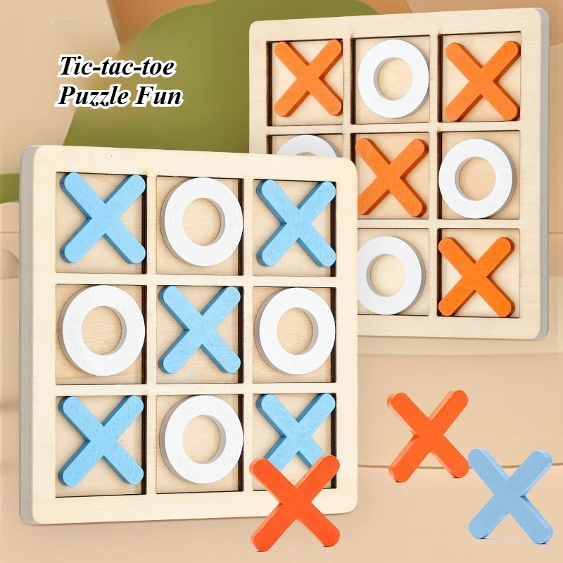 Montessori XO Chess Jigsaw Puzzle 3D Geometric Shapes Board Games for Kids Children Educational Wooden Toys Nine-grid Training
Montessori XO Chess Jigsaw Puzzle 3D Geometric Shapes Board Games for Kids Children Educational Wooden Toys Nine-grid Training