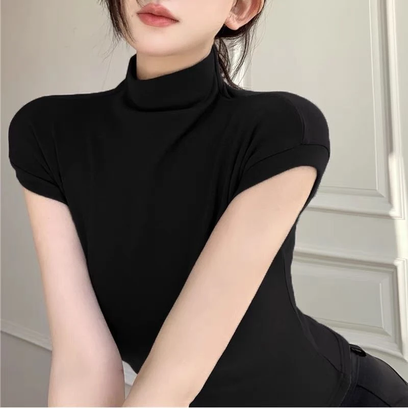 Sexy Slim All-match Basic Tops Tees Women Clothing New Summer Solid Short Sleeve Simplicity Korean T Shirts Fashion Elegant Y2K
Sexy Slim All-match Basic Tops Tees Women Clothing New Summer Solid Short Sleeve Simplicity Korean T Shirts Fashion Elegant Y2K