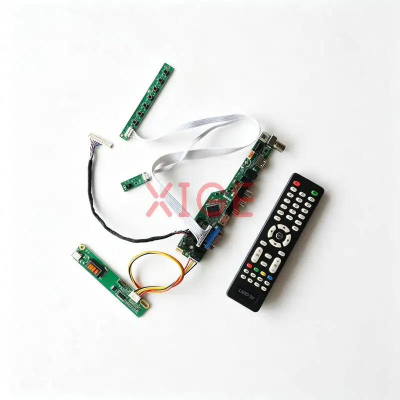 Screen Drive Controller Board Fit CLAA154WP05 N154C3 CLAA154WP04 N154C1 1440x900 1-CCFL USB+AV+VGA+HDMI 30 Pin LVDS 1440*900 Kit
Screen Drive Controller Board Fit CLAA154WP05 N154C3 CLAA154WP04 N154C1 1440x900 1-CCFL USB+AV+VGA+HDMI 30 Pin LVDS 1440*900 Kit