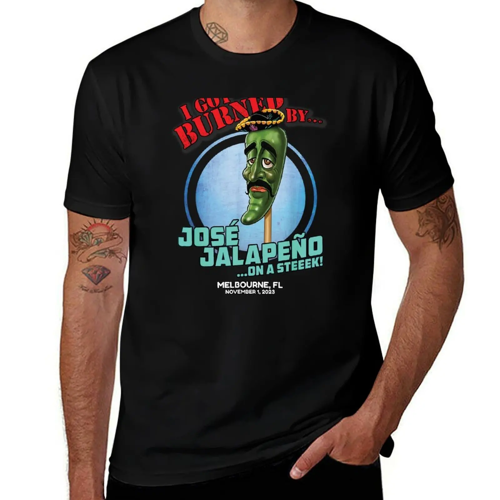 Jose A Stick Melbourne T-Shirt Jalapeno On, FL (2023) T-Shirt oversized graphic tee customs men clothing
Jose A Stick Melbourne T-Shirt Jalapeno On, FL (2023) T-Shirt oversized graphic tee customs men clothing