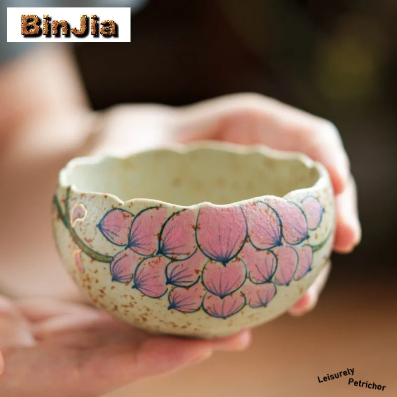 180ml Hand Painted Lotus Teacup Boutique Tea Bowl Single Cups Tea-tasting Personal Cup Chazhan Master Cups Chinese Tea Set Craft
180ml Hand Painted Lotus Teacup Boutique Tea Bowl Single Cups Tea-tasting Personal Cup Chazhan Master Cups Chinese Tea Set Craft