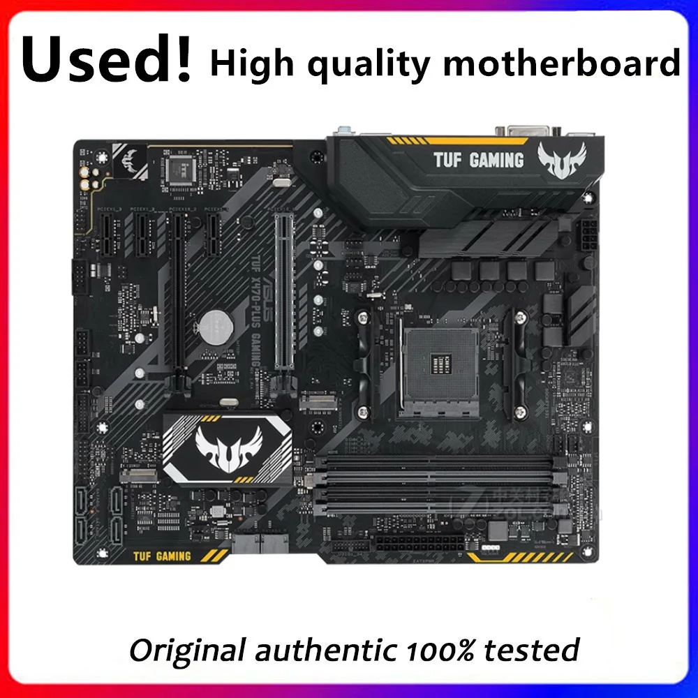 For ASUS TUF X470-PLUS GAMING Motherboard Socket AM4 For AMD X470 X470M Original Desktop Mainboard Used Mainboard
For ASUS TUF X470-PLUS GAMING Motherboard Socket AM4 For AMD X470 X470M Original Desktop Mainboard Used Mainboard