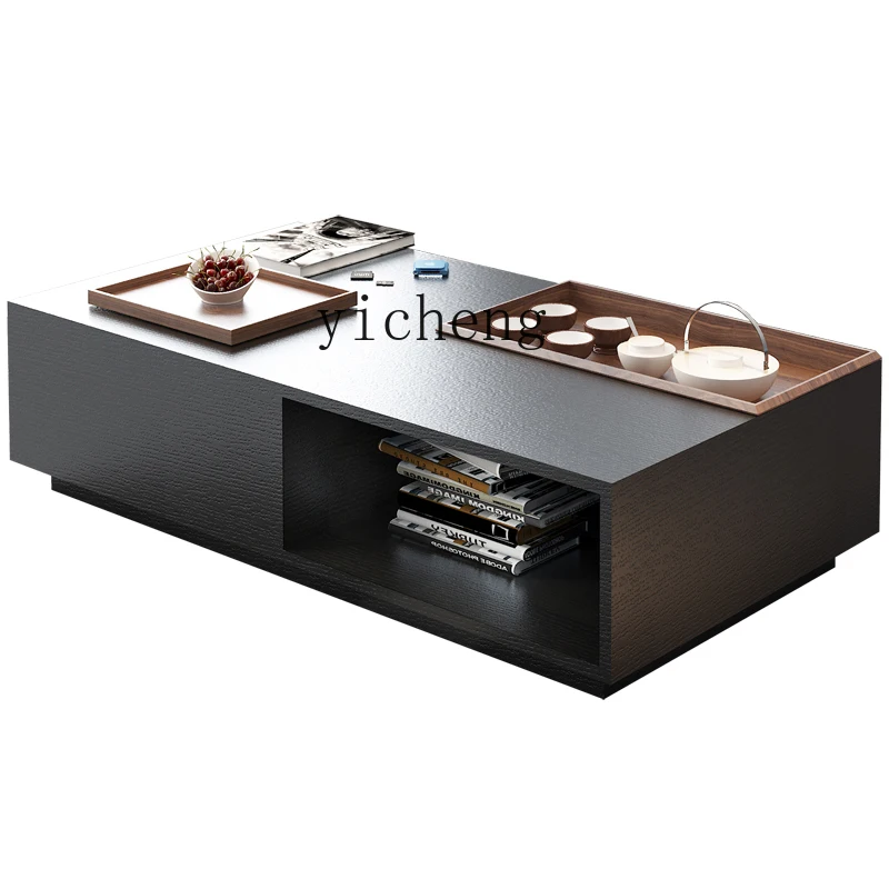 ZC TV cabinet coffee table combination modern simple small living room tea table creative integrated oak grain
ZC TV cabinet coffee table combination modern simple small living room tea table creative integrated oak grain