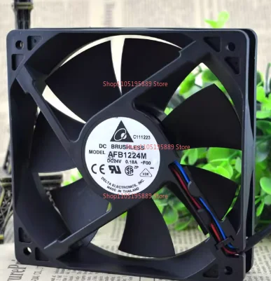 For Delta AFB1224M 12025 120mm 12cm 120*120*25mm DC 24V 0.18A 12CM Converter Cooling Fan Double ball bearing
For Delta AFB1224M 12025 120mm 12cm 120*120*25mm DC 24V 0.18A 12CM Converter Cooling Fan Double ball bearing