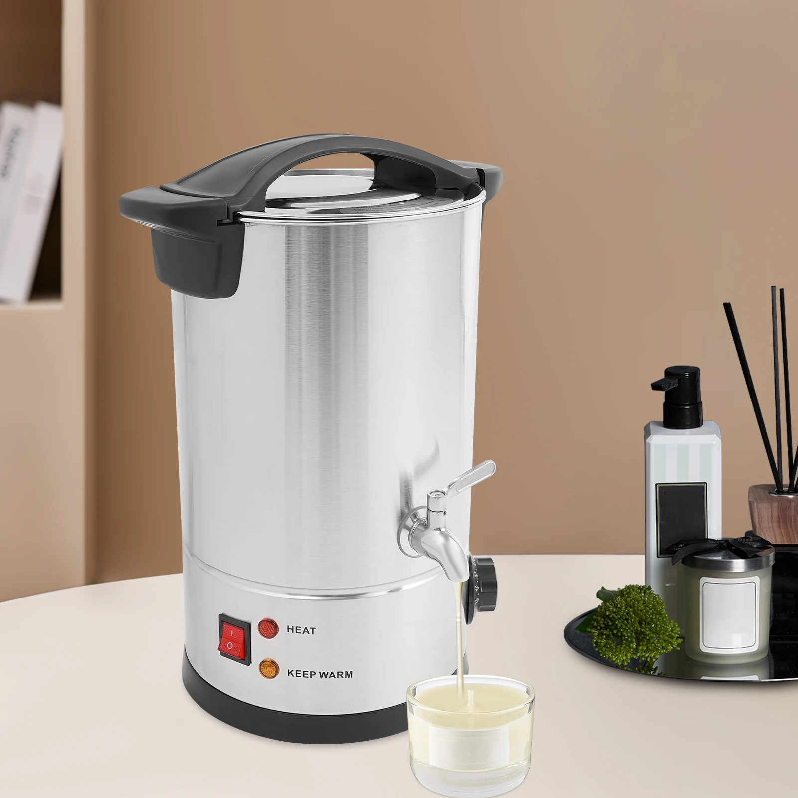 Electric Wax Melt Oven,Anti-Dry Burn Protection Large-Scale Wax Melter, For Candle Making And DIY Hobbies,8L/10L/12L/15L
Electric Wax Melt Oven,Anti-Dry Burn Protection Large-Scale Wax Melter, For Candle Making And DIY Hobbies,8L/10L/12L/15L