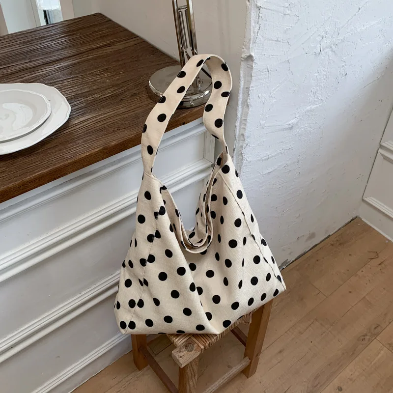 Sweet Polka Dot Girl Casual Large Capacity Simple Commuting Fashion Tote Bag Personalized High Value Shoulder Bag Crossbody Bags
Sweet Polka Dot Girl Casual Large Capacity Simple Commuting Fashion Tote Bag Personalized High Value Shoulder Bag Crossbody Bags