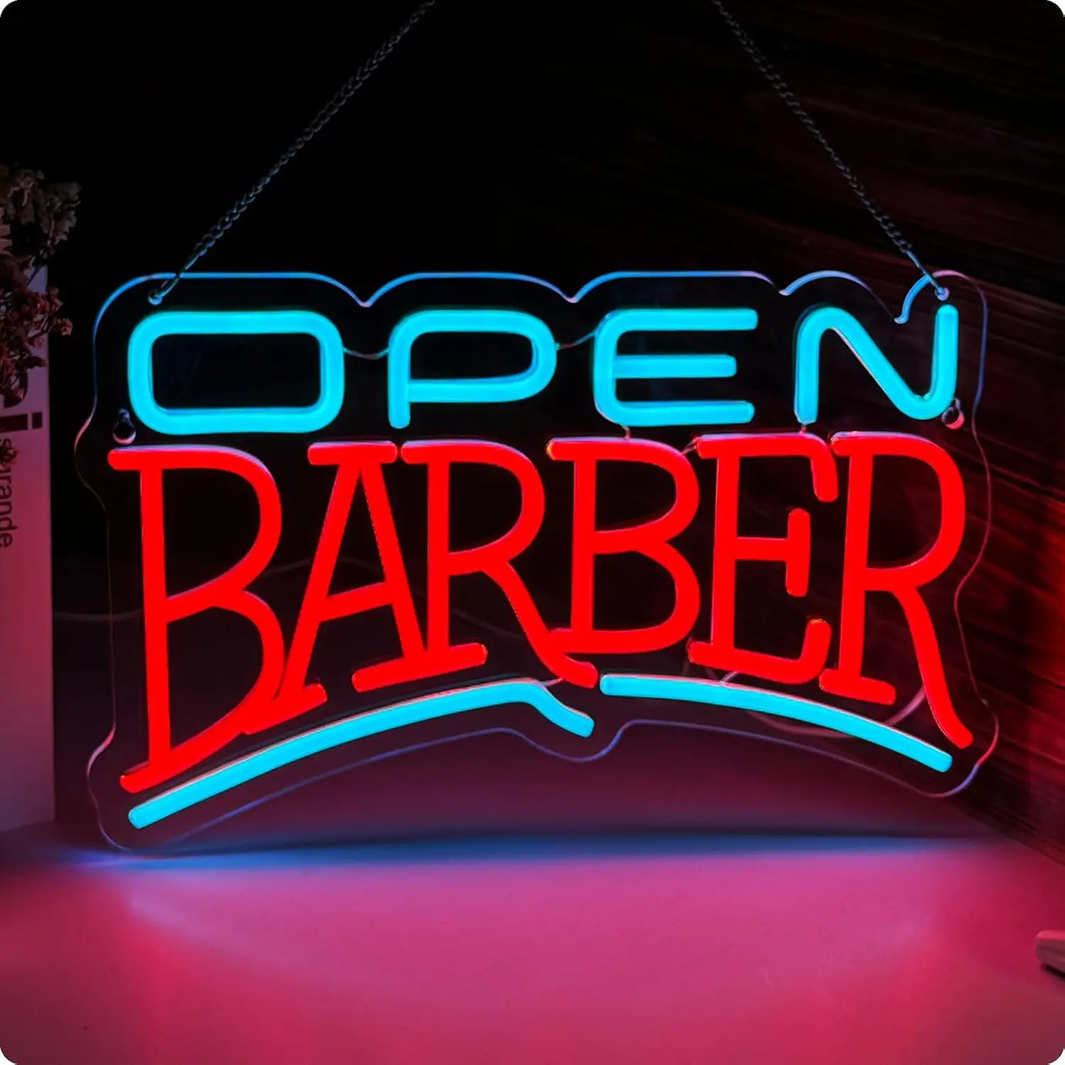 Barber Neon Sign Signboard Display Billboard Grand Neon Light Barber Shop Hair Salon Studio Decoration personnalisé Gift
Barber Neon Sign Signboard Display Billboard Grand Neon Light Barber Shop Hair Salon Studio Decoration personnalisé Gift