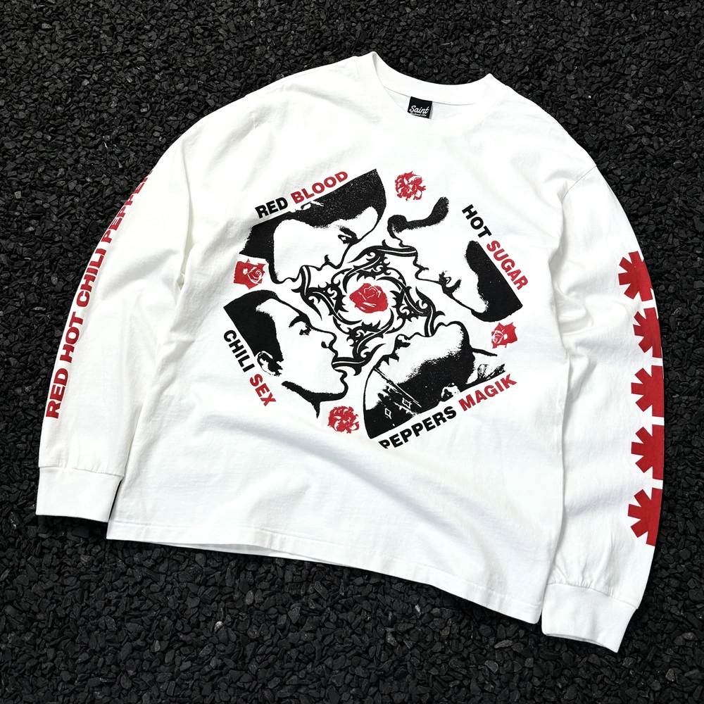 Yao Fashion Vintage Band Punk Rock Roll Streetwear Loose Oversize Casual Long Sleeve Tops Tee Graphics Print T Shirt For Men 
Yao Fashion Vintage Band Punk Rock Roll Streetwear Loose Oversize Casual Long Sleeve Tops Tee Graphics Print T Shirt For Men