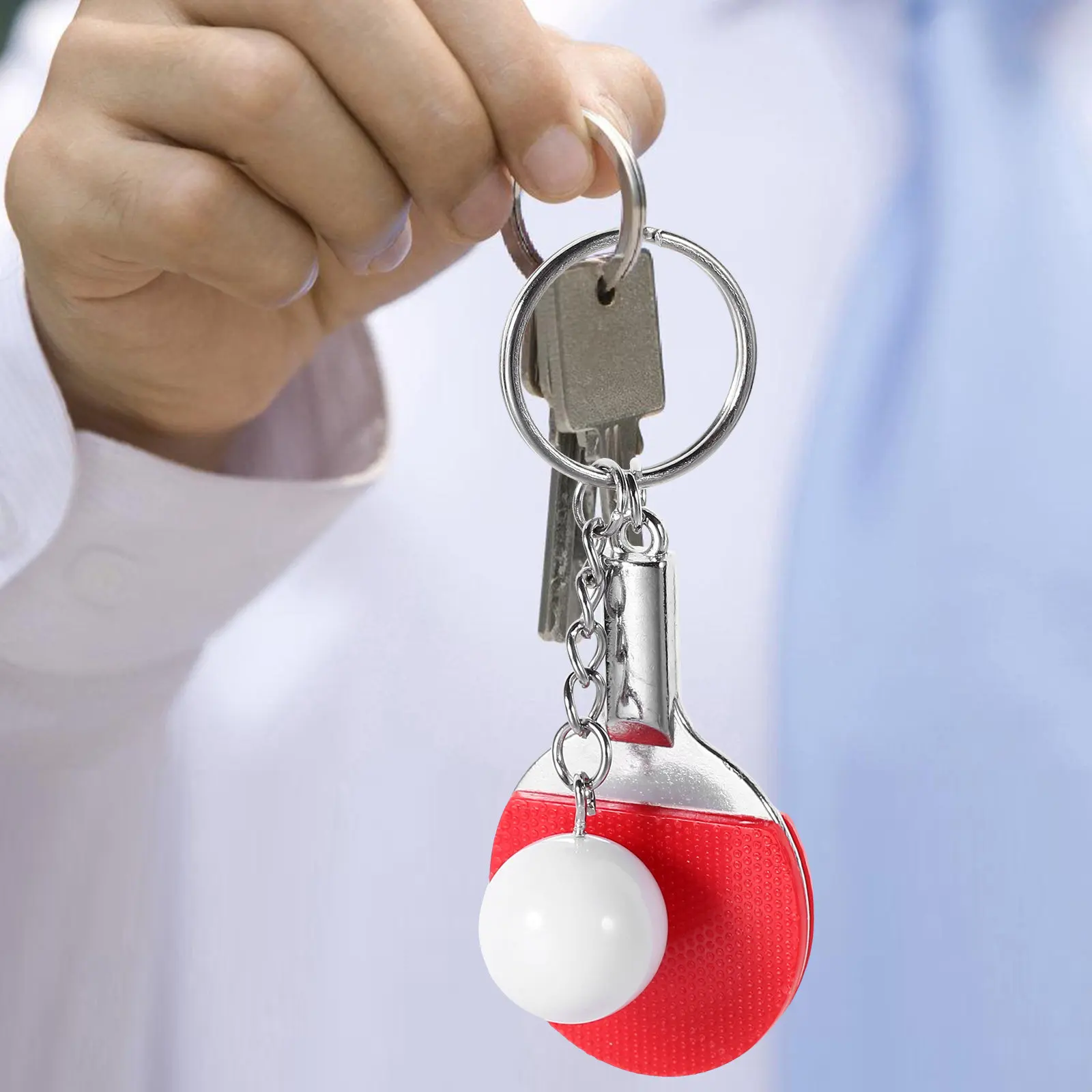 6Pcs Sports Ball Keychain Set Table Tennis Themed Keychains for Women Men Table Tennis Match Keychains Bulk Keychain Accessories
6Pcs Sports Ball Keychain Set Table Tennis Themed Keychains for Women Men Table Tennis Match Keychains Bulk Keychain Accessories