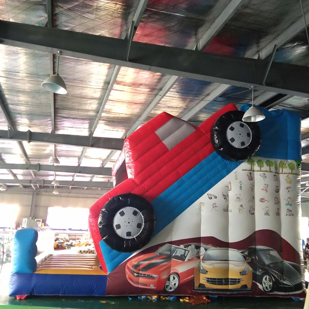 Giant Commercial Inflatable Car Slide Bouncer Kids Jumping Castle Outdoor Playground Amusement Equipment with Blower EN14960
Giant Commercial Inflatable Car Slide Bouncer Kids Jumping Castle Outdoor Playground Amusement Equipment with Blower EN14960