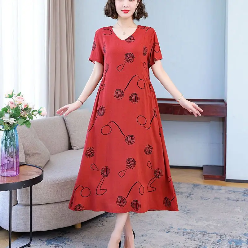 Fashion V-Neck Loose Printed Pockets Floral Dress Women's Clothing 2023 Summer New Oversized Casual Short Sleeve Vintage Dresses
Fashion V-Neck Loose Printed Pockets Floral Dress Women's Clothing 2023 Summer New Oversized Casual Short Sleeve Vintage Dresses