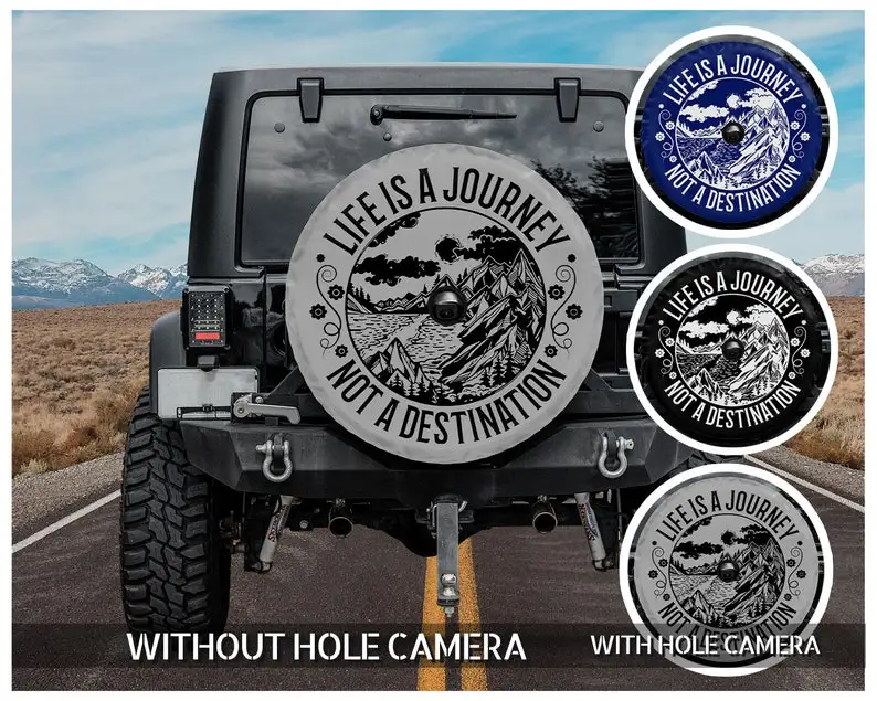 Car Tire Covers, Life Is A Journey, Gifts For Her, Car Accessories, Spare Tire Cover, Birthday Gift, Travelling Lover, Gifts Fo
Car Tire Covers, Life Is A Journey, Gifts For Her, Car Accessories, Spare Tire Cover, Birthday Gift, Travelling Lover, Gifts Fo