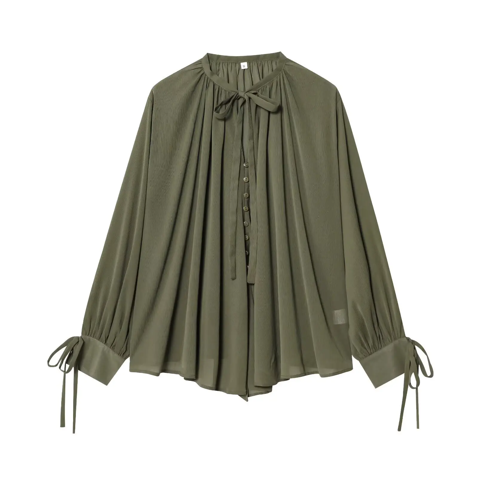 Autumn 2025 Women's Versatile Fluffy Blouse Bow Tie Tied Long Sleeved Shirt Top Women's Summer Shirt Bow Tie Ruffles Tops Blusas
Autumn 2025 Women's Versatile Fluffy Blouse Bow Tie Tied Long Sleeved Shirt Top Women's Summer Shirt Bow Tie Ruffles Tops Blusas