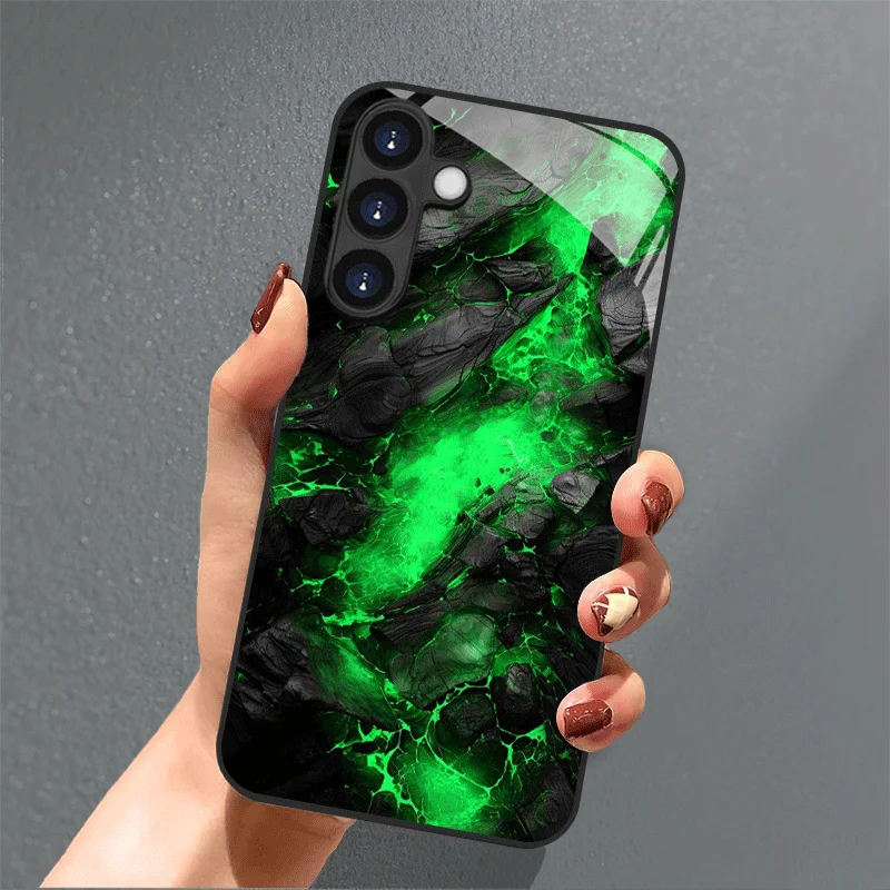 New Black Base Texture Pattern Tempered Glass Phone Case for Samsung Galaxy S26/S25/S24/S23/S22/S21/S20 Series
New Black Base Texture Pattern Tempered Glass Phone Case for Samsung Galaxy S26/S25/S24/S23/S22/S21/S20 Series