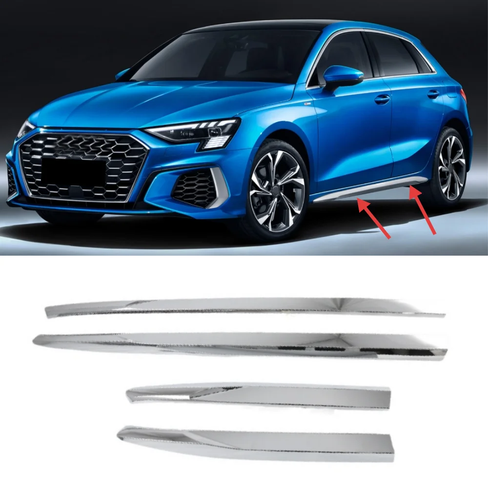 Для Audi A3 2021, хэтчбек, край кузова автомобиля, гальваническая декоративная яркая полоса
Для Audi A3 2021, хэтчбек, край кузова автомобиля, гальваническая декоративная яркая полоса