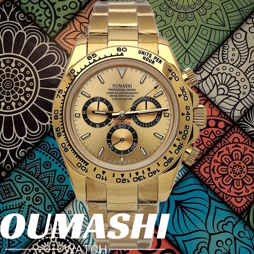 Luxury Men's Automatic Watch 39mm Chronograph Panda Mechanical Watch Pilot Sapphire ceramic bezel 4130 movement watch Automatic
Luxury Men's Automatic Watch 39mm Chronograph Panda Mechanical Watch Pilot Sapphire ceramic bezel 4130 movement watch Automatic