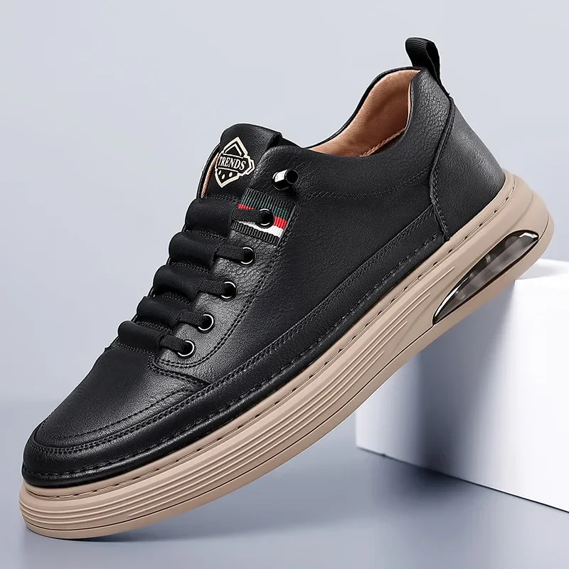 New Men Genuine Leather Casual Shoes Fashion Flat Leisure Shoes Cool Cow Leather Slip-on Sneaker
New Men Genuine Leather Casual Shoes Fashion Flat Leisure Shoes Cool Cow Leather Slip-on Sneaker