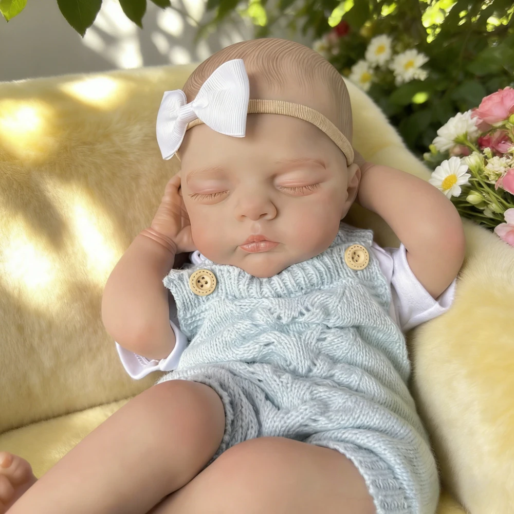 BZDOLL Full Vinyl Body 48CM 19inch Asleep Reborn Baby Doll Toy Real Look Toy Doll Party Favors for Kids Birthday Play House Toy
BZDOLL Full Vinyl Body 48CM 19inch Asleep Reborn Baby Doll Toy Real Look Toy Doll Party Favors for Kids Birthday Play House Toy