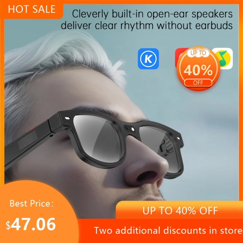 Intelligent AI Glasses For Simultaneous Translation Bluetooth Calling 800W Camera For Taking Photos And Recording Videos Glasses
Intelligent AI Glasses For Simultaneous Translation Bluetooth Calling 800W Camera For Taking Photos And Recording Videos Glasses