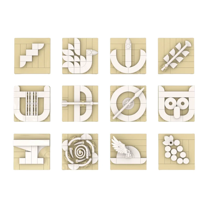 306pcs MOC Twelve Olympians Logos Sculptures Model Building Blocks Construction Toy Christmas Gifts DIY Creative Idea Education
306pcs MOC Twelve Olympians Logos Sculptures Model Building Blocks Construction Toy Christmas Gifts DIY Creative Idea Education
