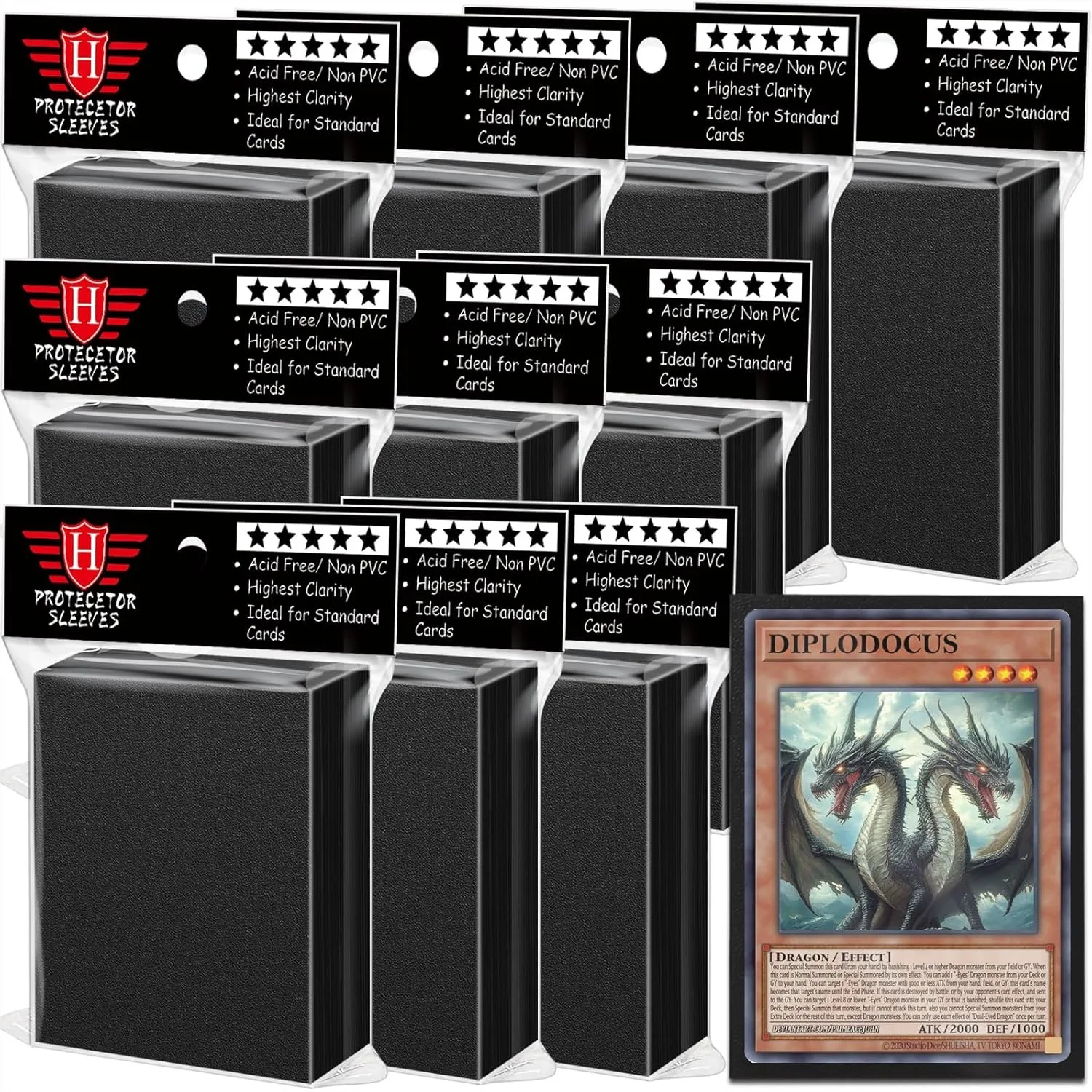 1000 Pcs Black Card Sleeves Toploaders for Trading Cards, Clear Soft Card Protectors Fit for Baseball Sports Cards MTG Game Standard Cards
1000 Pcs Black Card Sleeves Toploaders for Trading Cards, Clear Soft Card Protectors Fit for Baseball Sports Cards MTG Game Standard Cards