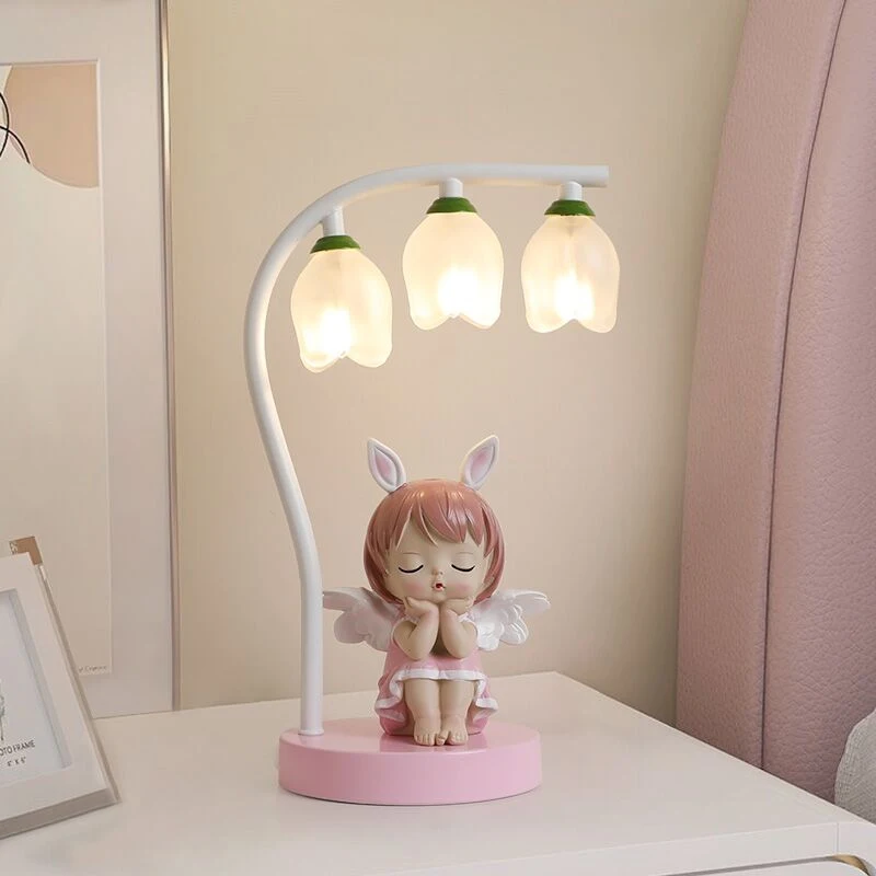 Cartoon Rabbit Girl Table Lamps for Bedroom Children's Room Led Desk Lamp Bedside Night Light Pink Princess Stand Light Fixtures
Cartoon Rabbit Girl Table Lamps for Bedroom Children's Room Led Desk Lamp Bedside Night Light Pink Princess Stand Light Fixtures