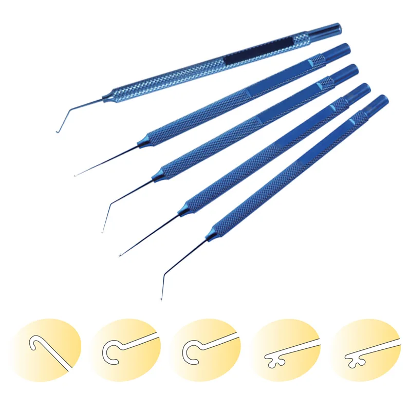 Ophthalmic Iris Hook Kuglen Iris Hook Single Head Micro Hook Ophthalmic Instrument
Ophthalmic Iris Hook Kuglen Iris Hook Single Head Micro Hook Ophthalmic Instrument