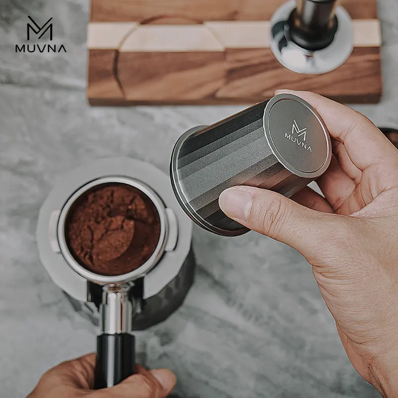 MUVNA Espresso Dosing Cup,Coffee Dosing Cup Compatible 51/54/58mm Portafilter Filters,Espresso Accessories,Aluminum Black/Grey
MUVNA Espresso Dosing Cup,Coffee Dosing Cup Compatible 51/54/58mm Portafilter Filters,Espresso Accessories,Aluminum Black/Grey