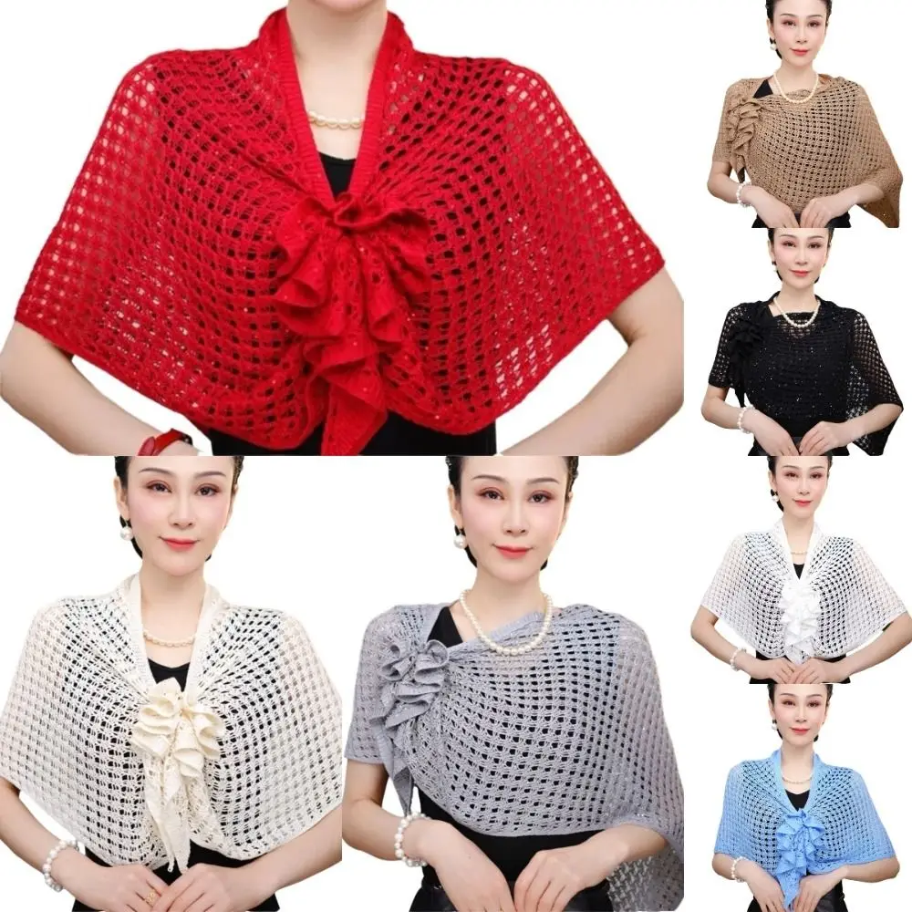 Sparkly Design Hollow Out Cardigan Short Sleeve Front Buckle Design Cutout Wrap Floral Pattern Cotton Material Knitted Cardigan
Sparkly Design Hollow Out Cardigan Short Sleeve Front Buckle Design Cutout Wrap Floral Pattern Cotton Material Knitted Cardigan