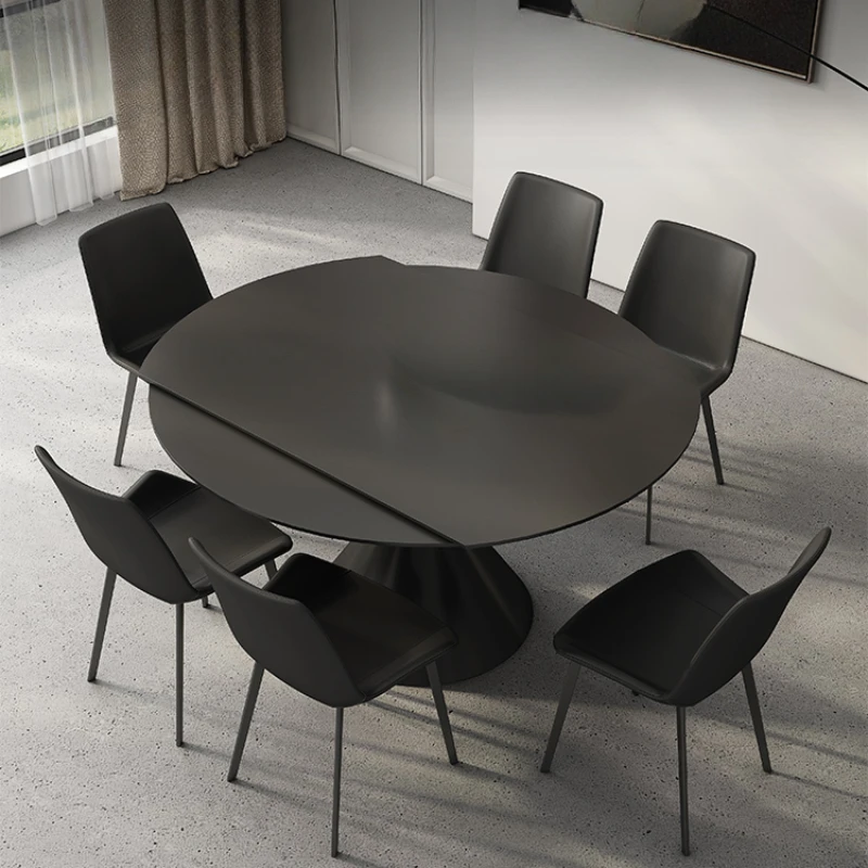 Restaurant Round Dining Table Balcony Extendable Kitchen Modern Dining Table Conference Luxury Mesa Comedor Furniture
Restaurant Round Dining Table Balcony Extendable Kitchen Modern Dining Table Conference Luxury Mesa Comedor Furniture