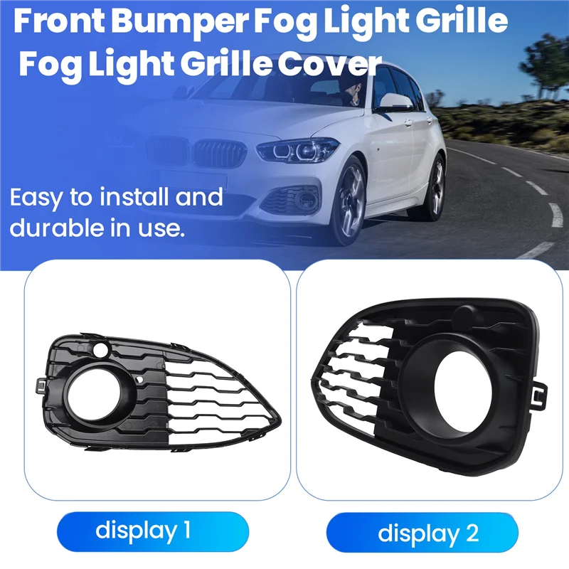 Superior-Front Bumper Fog Light Grille Fog Light Grille Cover For BMW 1 Series F20 F21 LCI M Sport 2014-2019
Superior-Front Bumper Fog Light Grille Fog Light Grille Cover For BMW 1 Series F20 F21 LCI M Sport 2014-2019