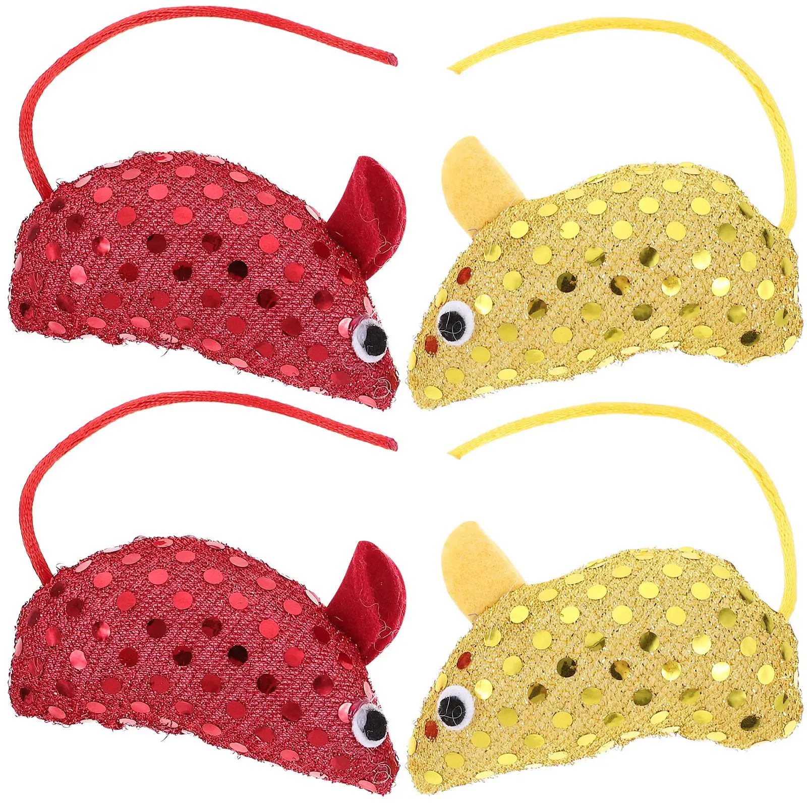 4 Pcs Sequins Cloth Mouse Cat Toys Red Yellow Soft Fabric Kitten Play Hunting Instincts Fun Indoor Pets Games Claw
4 Pcs Sequins Cloth Mouse Cat Toys Red Yellow Soft Fabric Kitten Play Hunting Instincts Fun Indoor Pets Games Claw